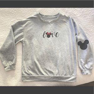 Small shop Disney love sweatshirt